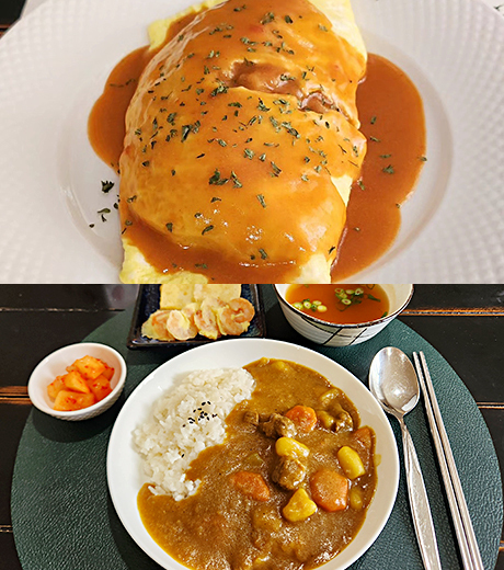 신선한 재료와 매일 다른 식단